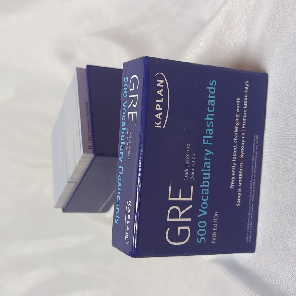 Kaplan Graduate Record Examination GRE 500 Vocabulary Study Flashcards 5th Ed.